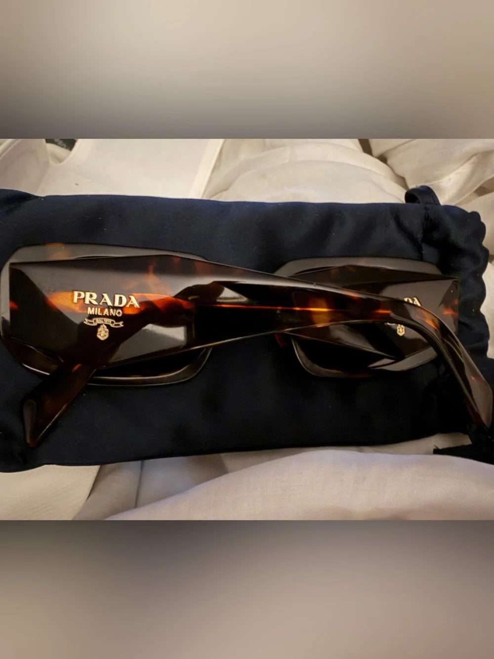 Prada Symbole Rectangular sunglasses 49mm